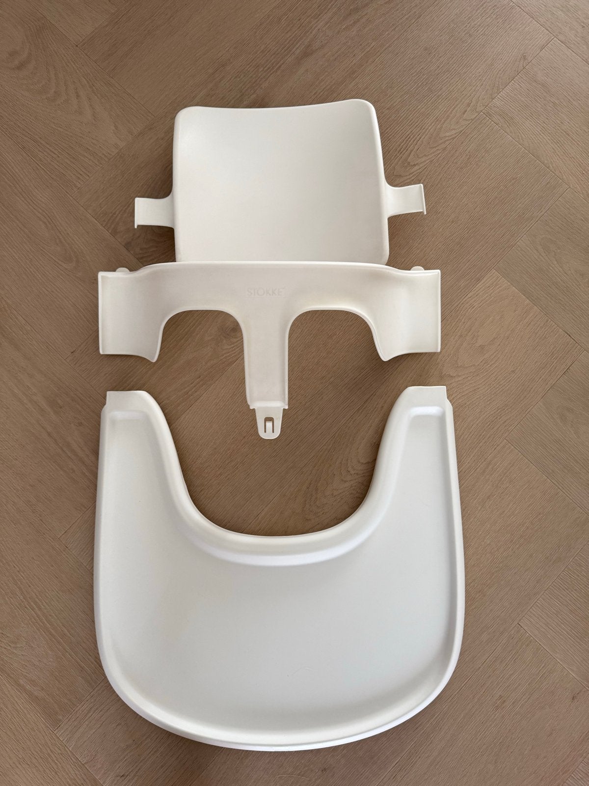Stokke Tripp Trapp babyset + tray nog in goede staat, Kinderen en Baby's, Kinderstoelen, Ophalen of Verzenden, Zo goed als nieuw