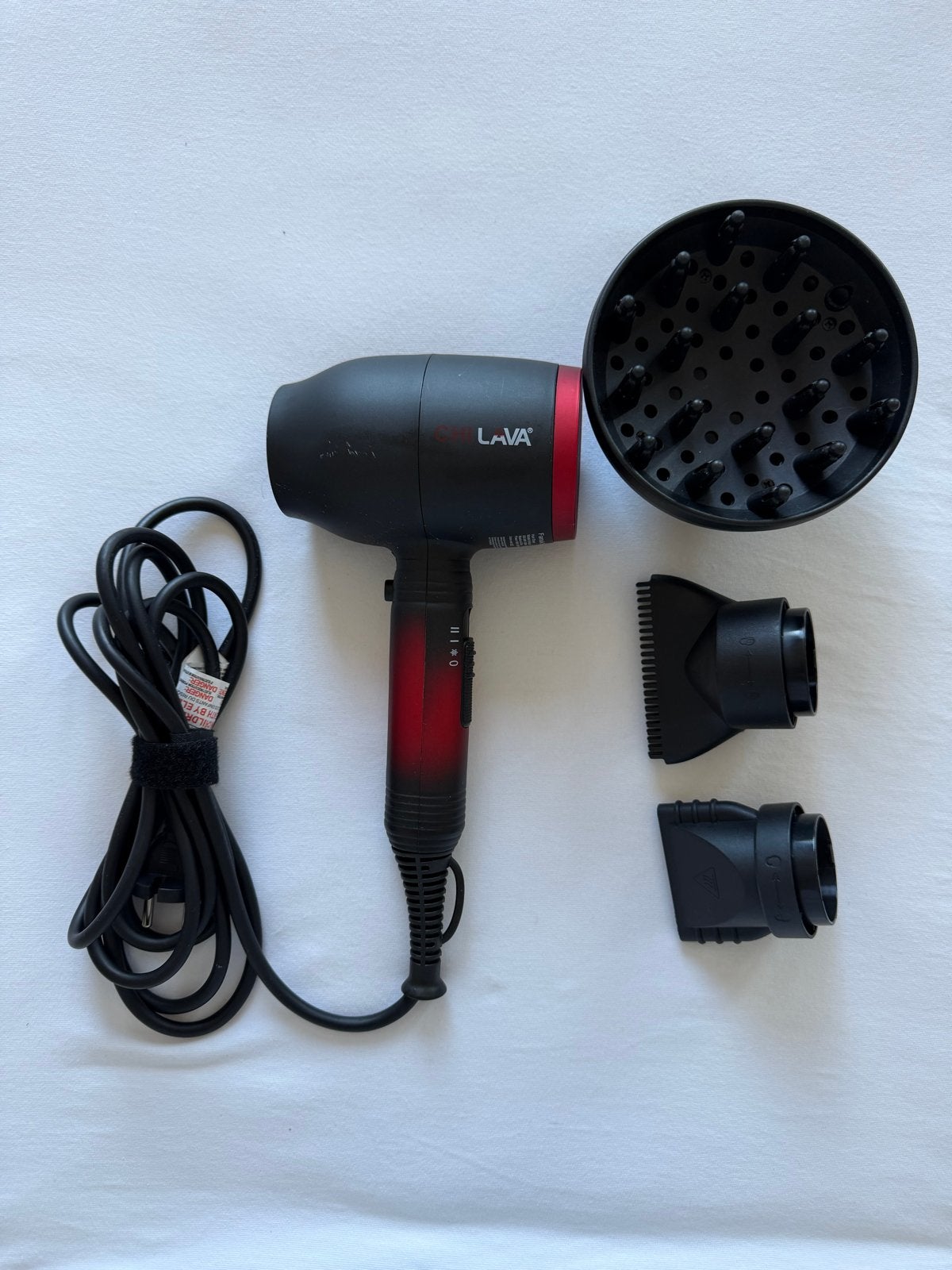 Chi Lava Föhn met diffuser en opzetstukken, Ophalen, Gebruikt, Haarverzorging