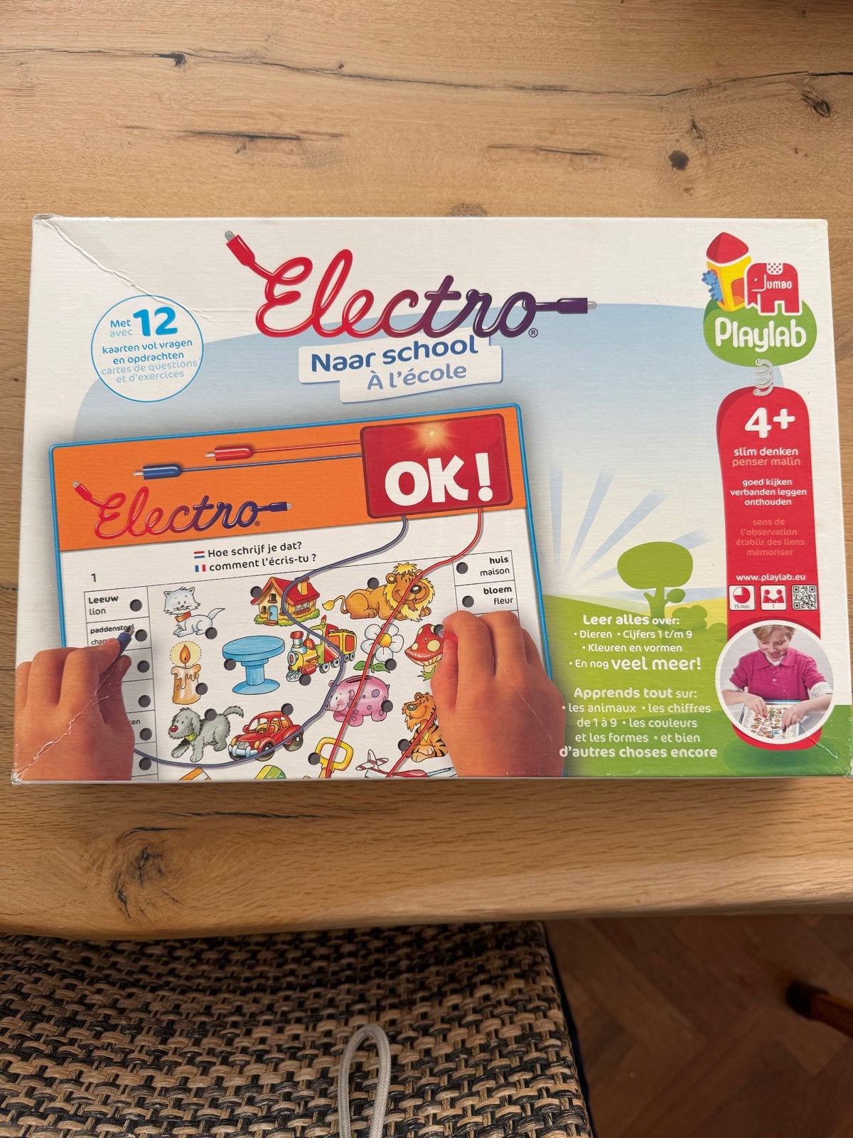 Jumbo Electro Naar School - Educatief Spel 4+, Ophalen of Verzenden, Zo goed als nieuw, Knutselen