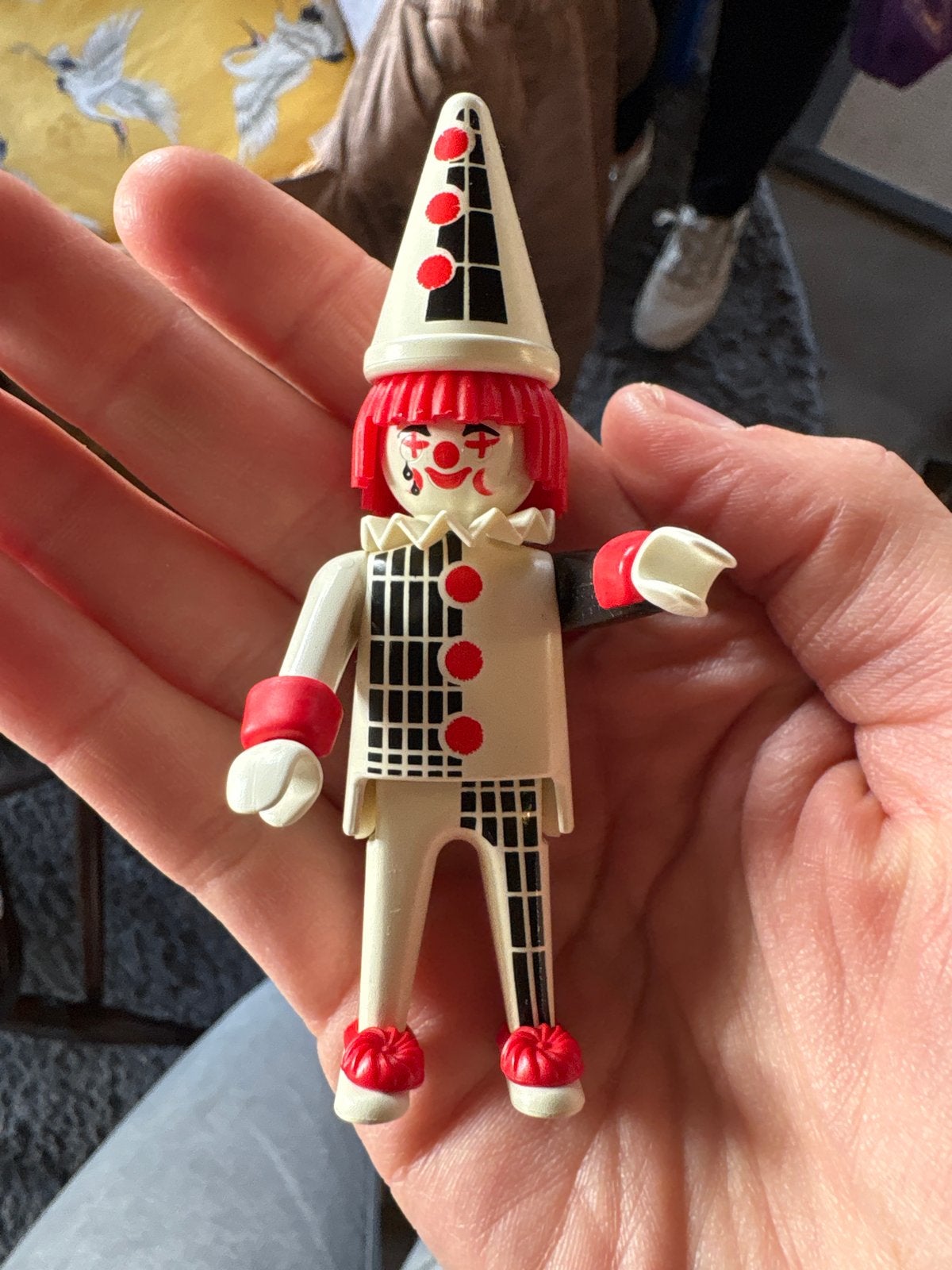 Vintage Playmobil Clown (1974) - Zeldzaam verzamelobject, Ophalen of Verzenden, Gebruikt