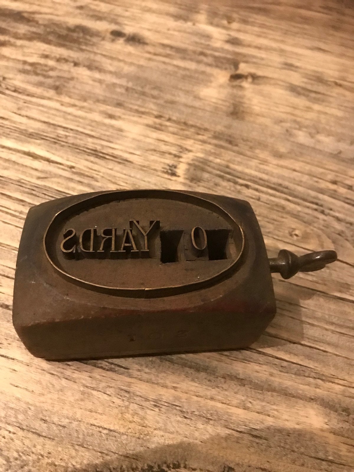 Antieke stempel voor eikenhout wijnvat biervat, Ophalen of Verzenden, Gebruikt