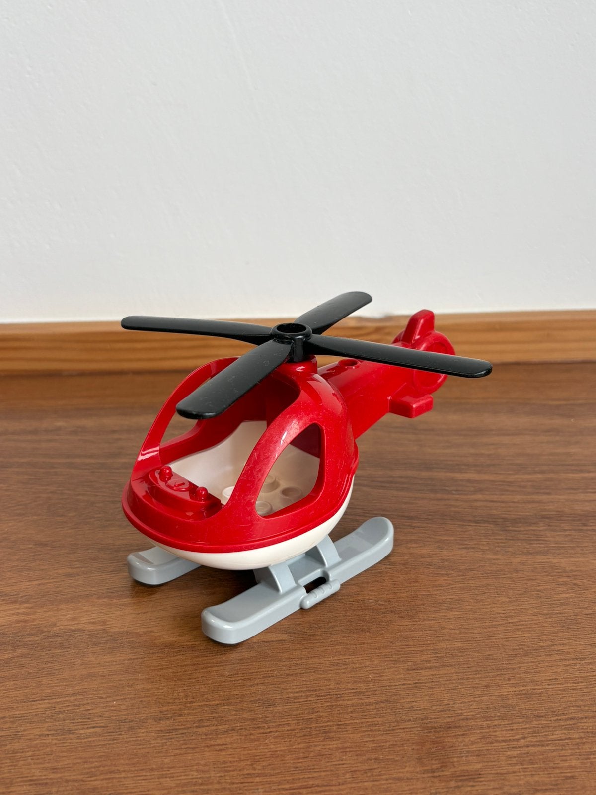 Duplo brandweer helikopter, Ophalen of Verzenden, Zo goed als nieuw, Duplo
