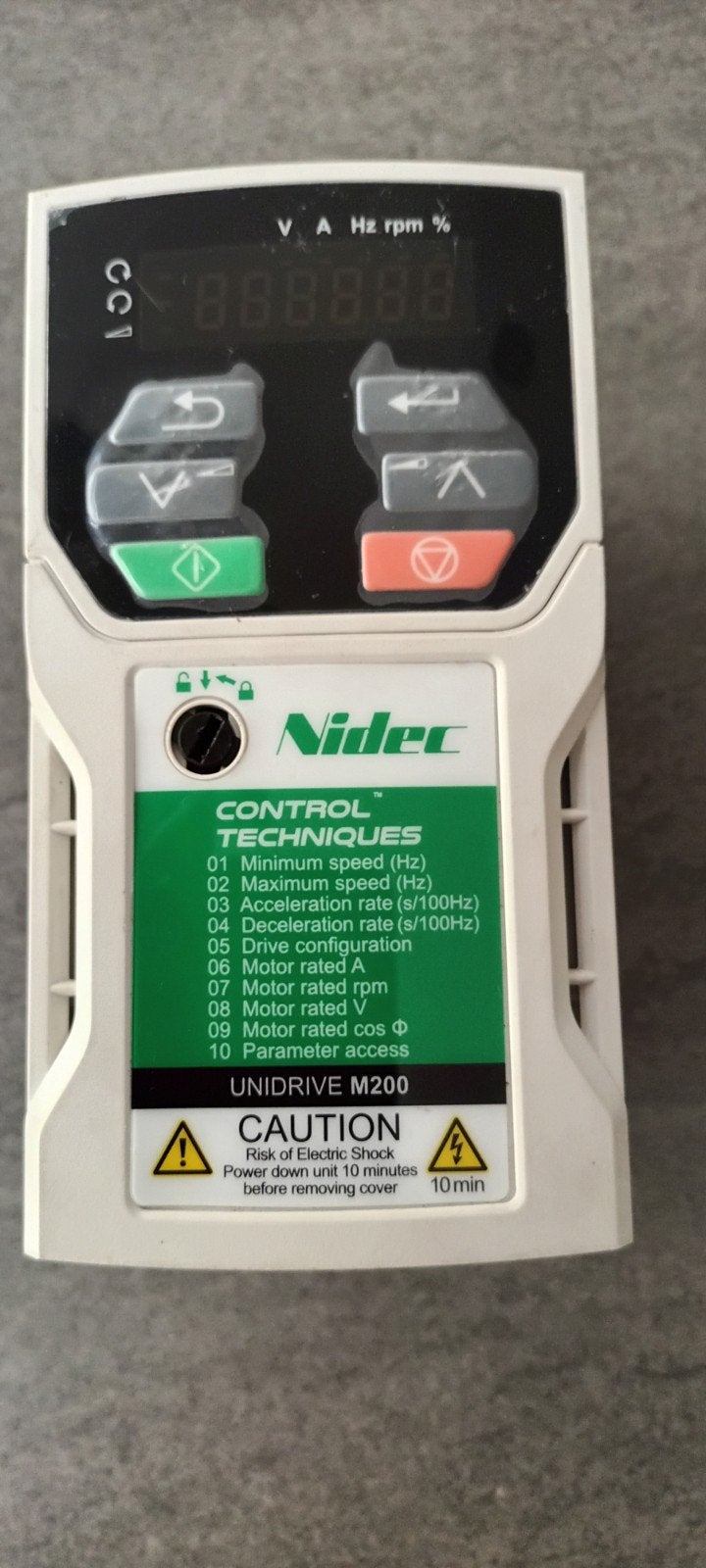 Nidec Control Techniques Unidrive M200 Frequentieregelaar, Ophalen of Verzenden