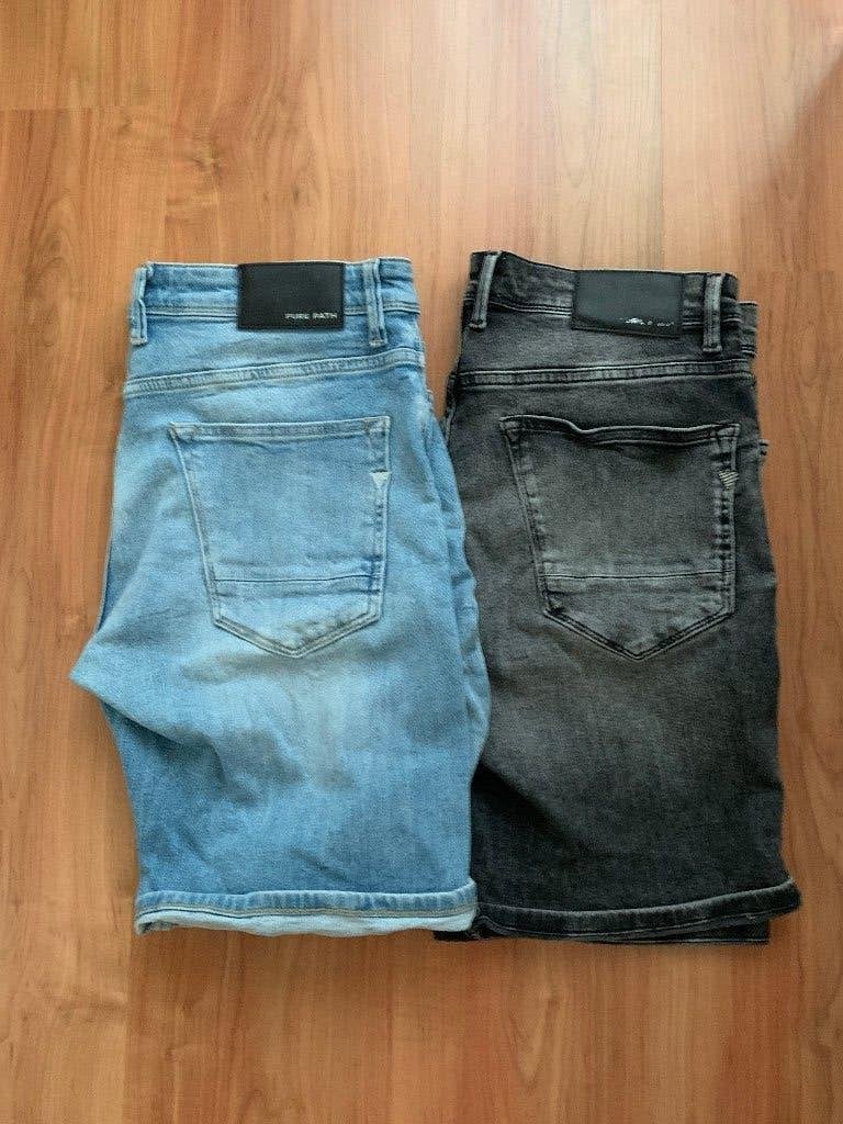 Pure Path korte broeken maat 33, Kleding | Heren, Ophalen, Blauw, Zo goed als nieuw, PURE PATH