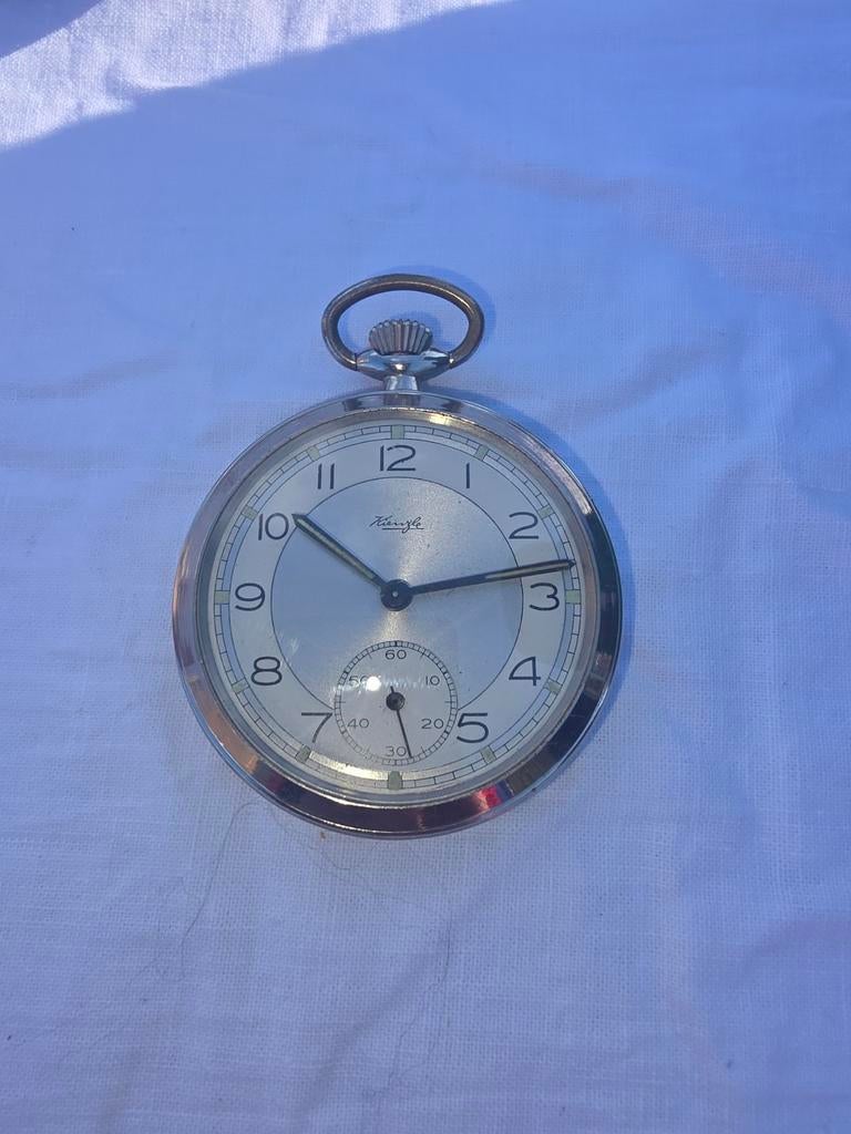 Vintage Kienzle Zakhorloge - Duits - Ca. 1950 - Nette staat, Ophalen of Verzenden, Zo goed als nieuw, Leer, Overige merken