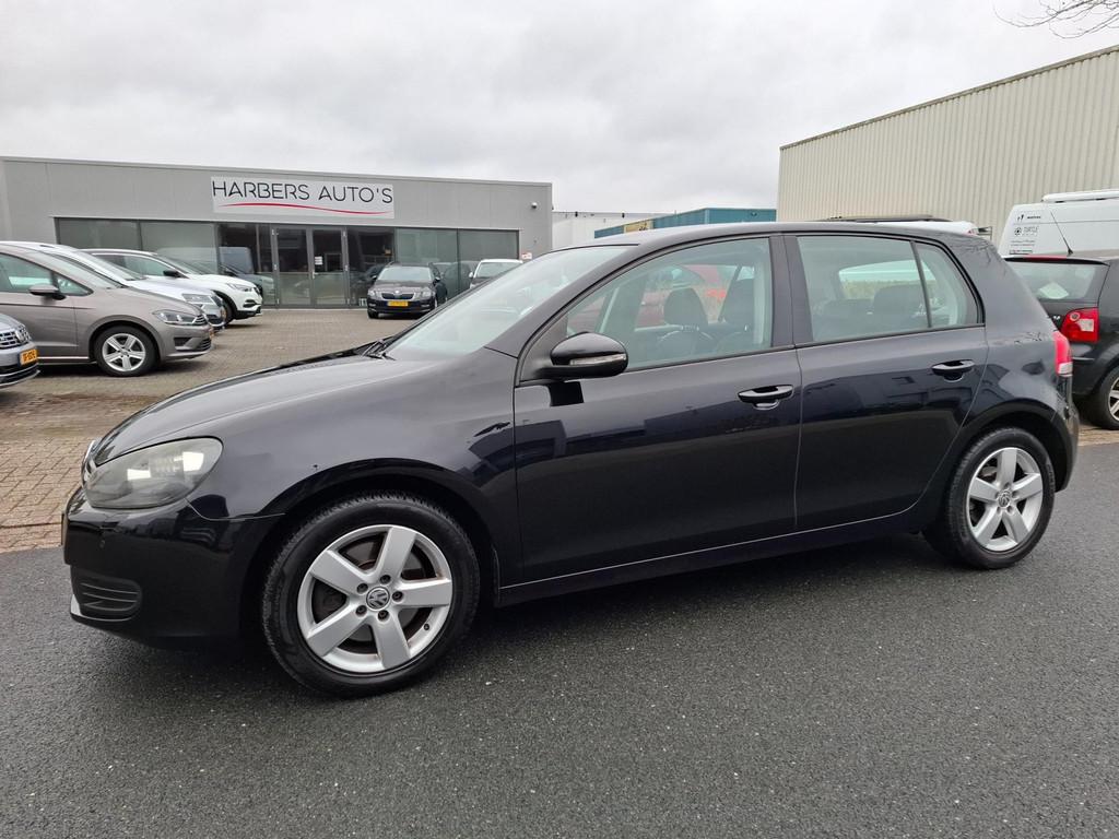 Volkswagen Golf 1.4 TSI Highline CLIMA/NAVI/LEDER/STOELVERWA, Euro 5, Gebruikt, Zwart, 4 cilinders