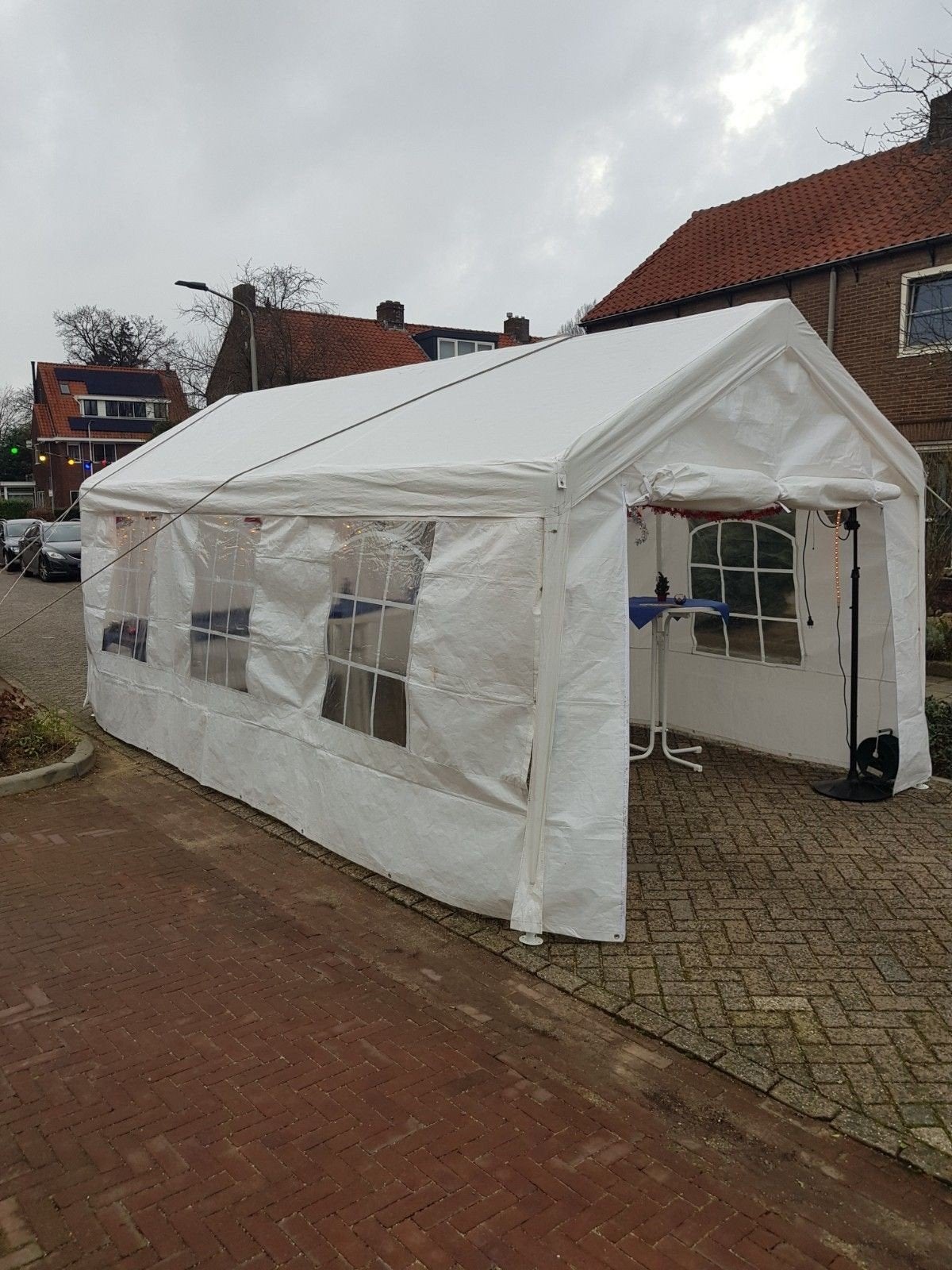 Stevige Partytent 6x3 te huur voor 30 euro, Ophalen, Partytent, Minder dan 4 meter, 2 meter of meer