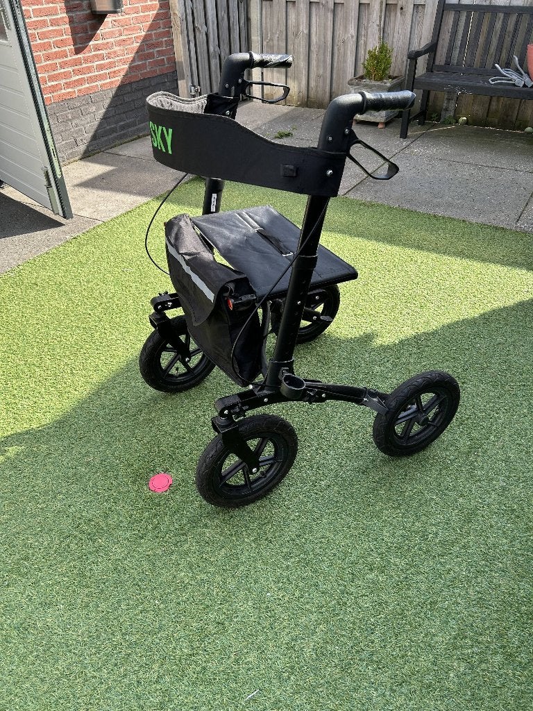 Sky Air lichtgewicht outdoor rollator met luchtbanden, Ophalen, Lichtgewicht, Gebruikt