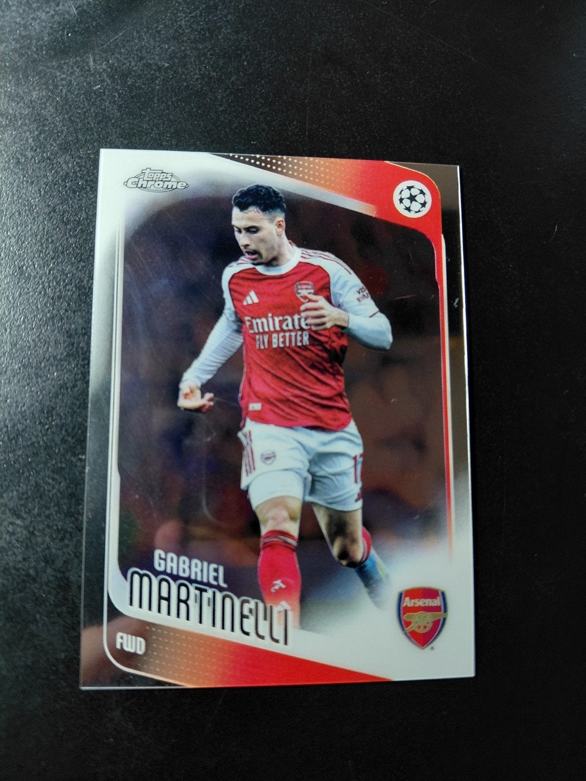 gabriel martinelli (arsenal) topps chrome, Ophalen of Verzenden, Nieuw, Buitenlandse clubs, Spelerskaart