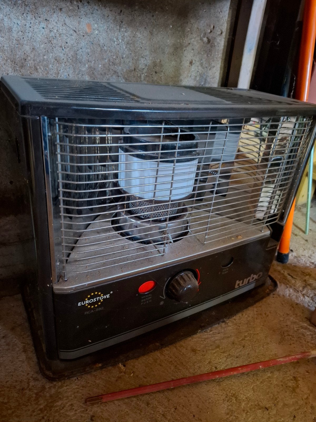 Eurostove RCA-88L Turbo petroleumkachel, Ophalen of Verzenden, Minder dan 60 cm, Kachel, 30 tot 80 cm