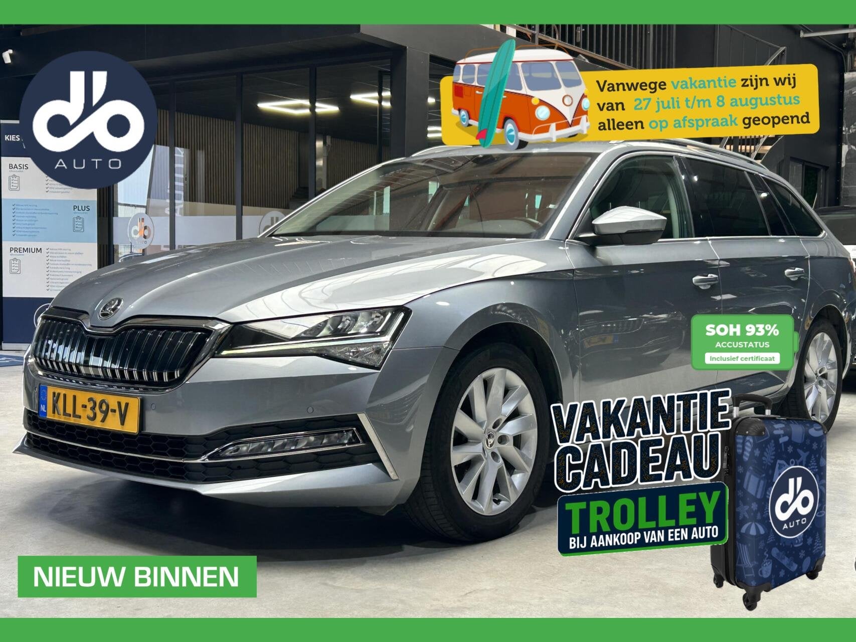 Skoda Superb Combi 1.4 TSI iV Clever| SOH 93% TREKHAAK I DIG, Auto's, Stof, Gebruikt, Zwart, 4 cilinders
