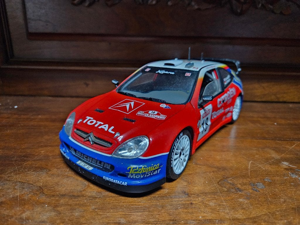 Solido Citroën Xsara WRC 2001 1/18, Ophalen of Verzenden, Gebruikt, Auto, Solido