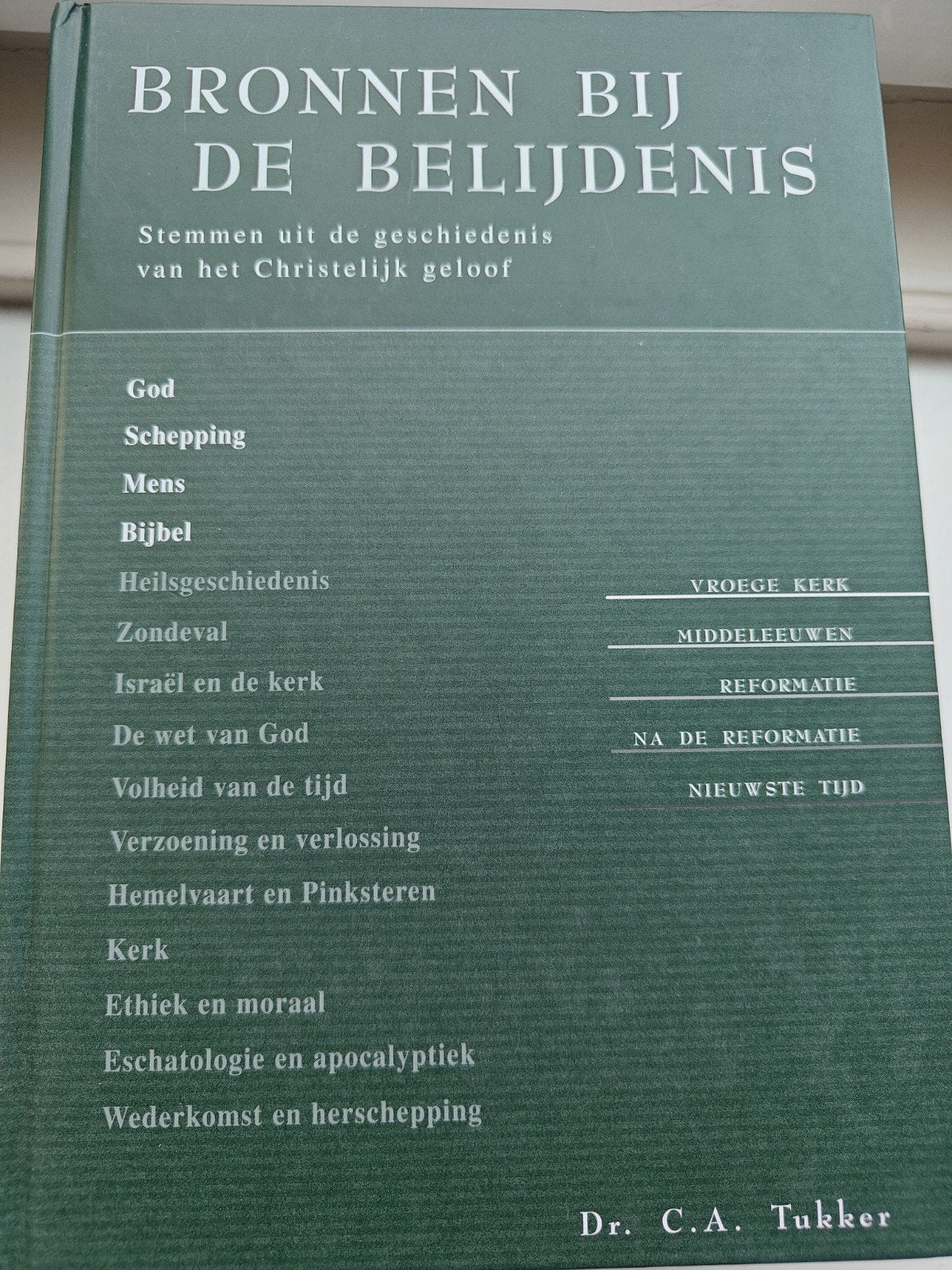 C.A. Tukker - Bronnen bij de belijdenis COMPLEET, Boeken, C.A. Tukker, Christendom | Protestants, Ophalen of Verzenden, Zo goed als nieuw