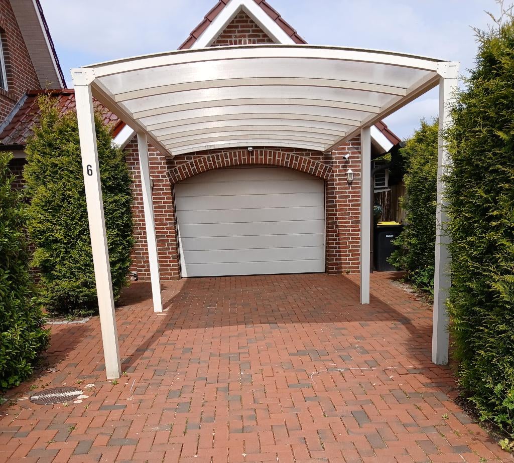 Carport aluminium palen met polycarbonaat  6 x 3 meter., Tuin en Terras, Overkappingen, Ophalen, Gebruikt, Carport