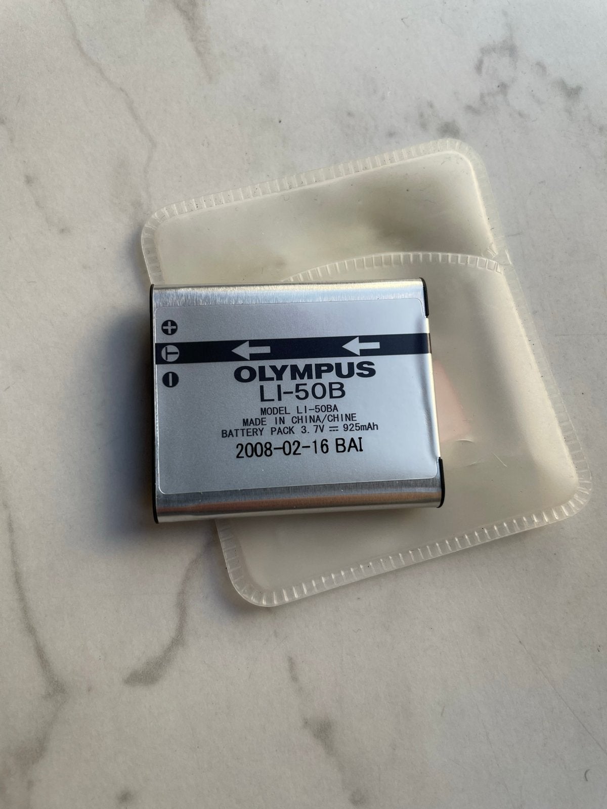 Olympus LI-50B batterij voor camera, Gebruikt, Olympus, Batterij