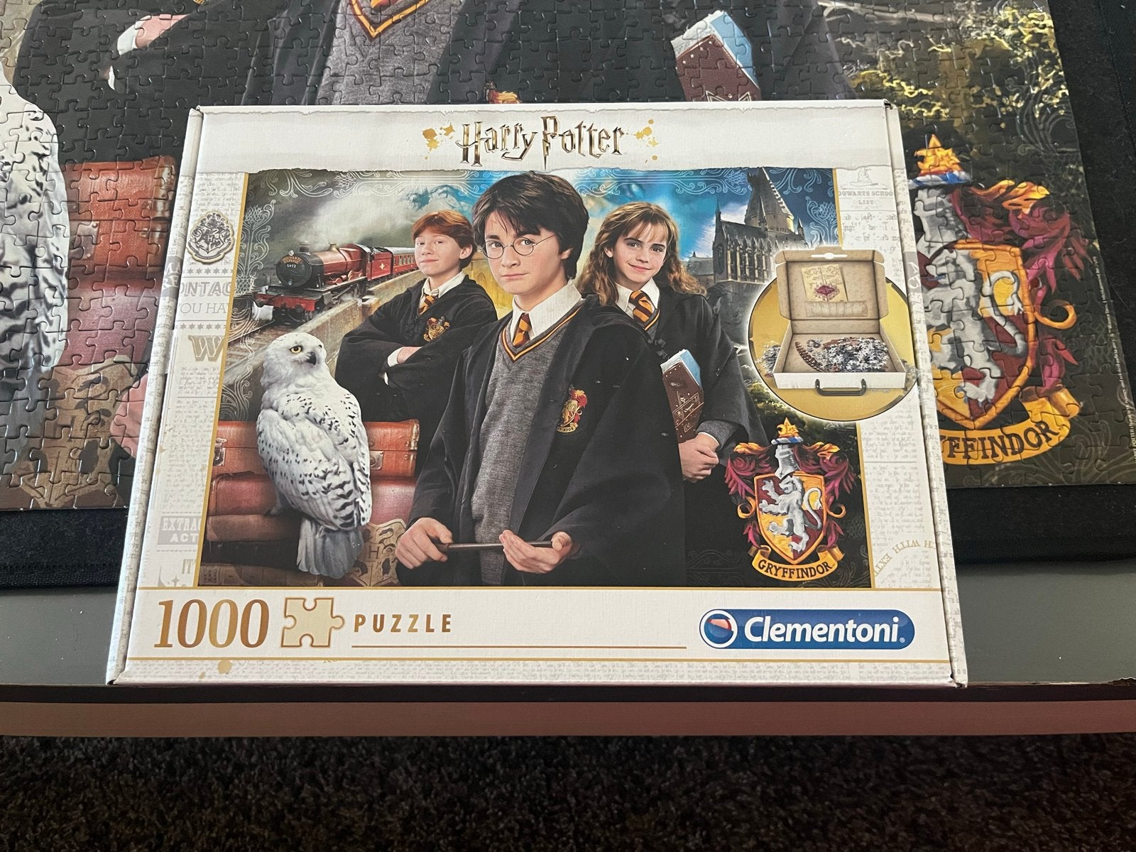 Harry Potter Legpuzzel 1000 stukjes - Clementoni, Hobby en Vrije tijd, Denksport en Puzzels, Ophalen, 500 t/m 1500 stukjes, Gebruikt