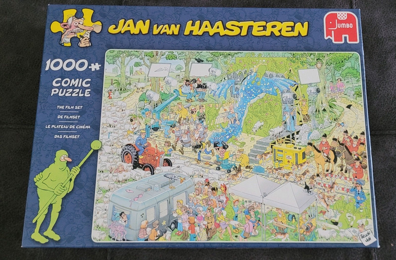 Jan van Haasteren 1000 filmset, Ophalen of Verzenden, 500 t/m 1500 stukjes, Zo goed als nieuw