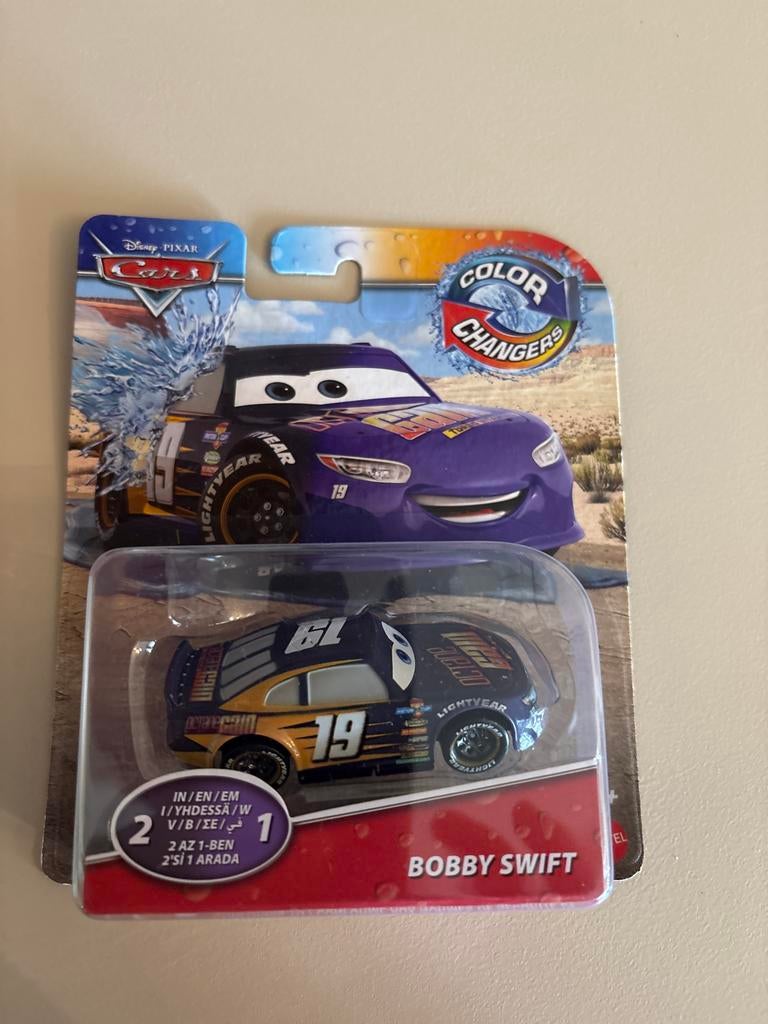 Disney Pixar Cars Color Changers Bobby Swift #19, Ophalen of Verzenden, Nieuw, Overige typen