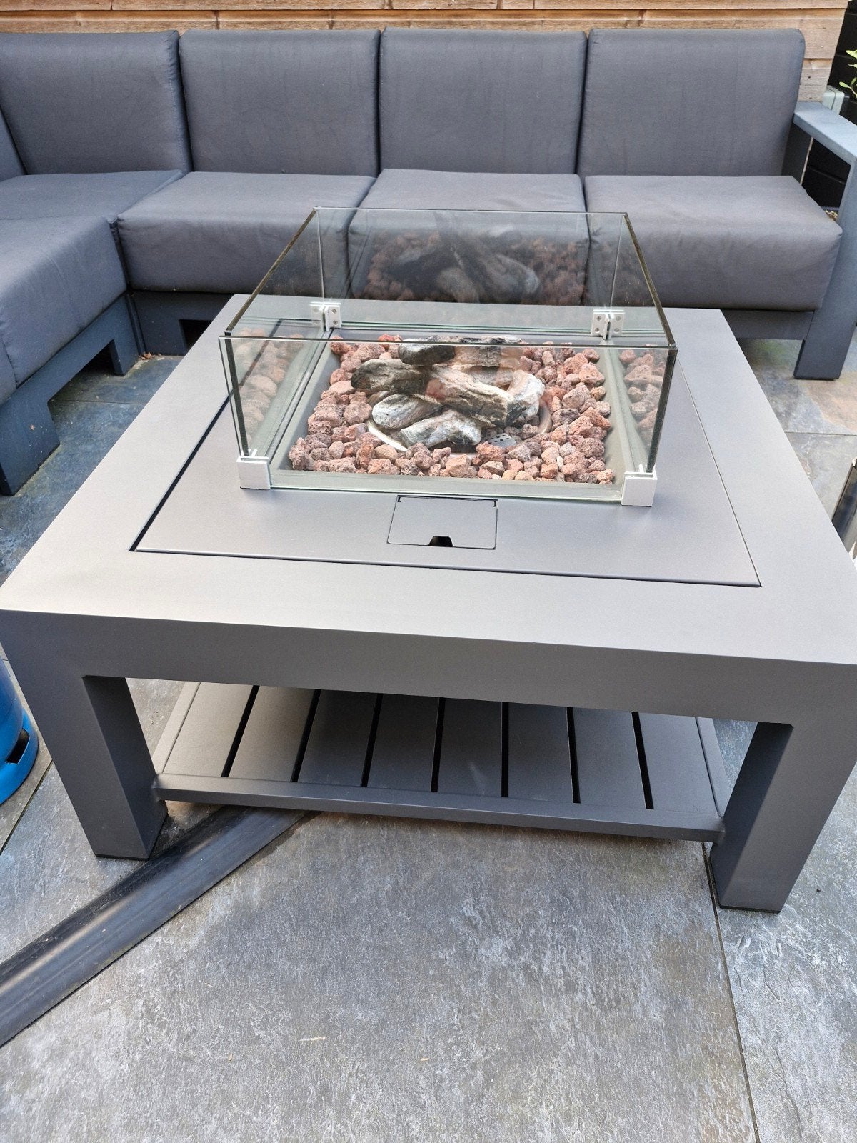 LIFE Libre Vuurtafel 95x95 cm | Nieuwstaat | Compleet met ac, Ophalen