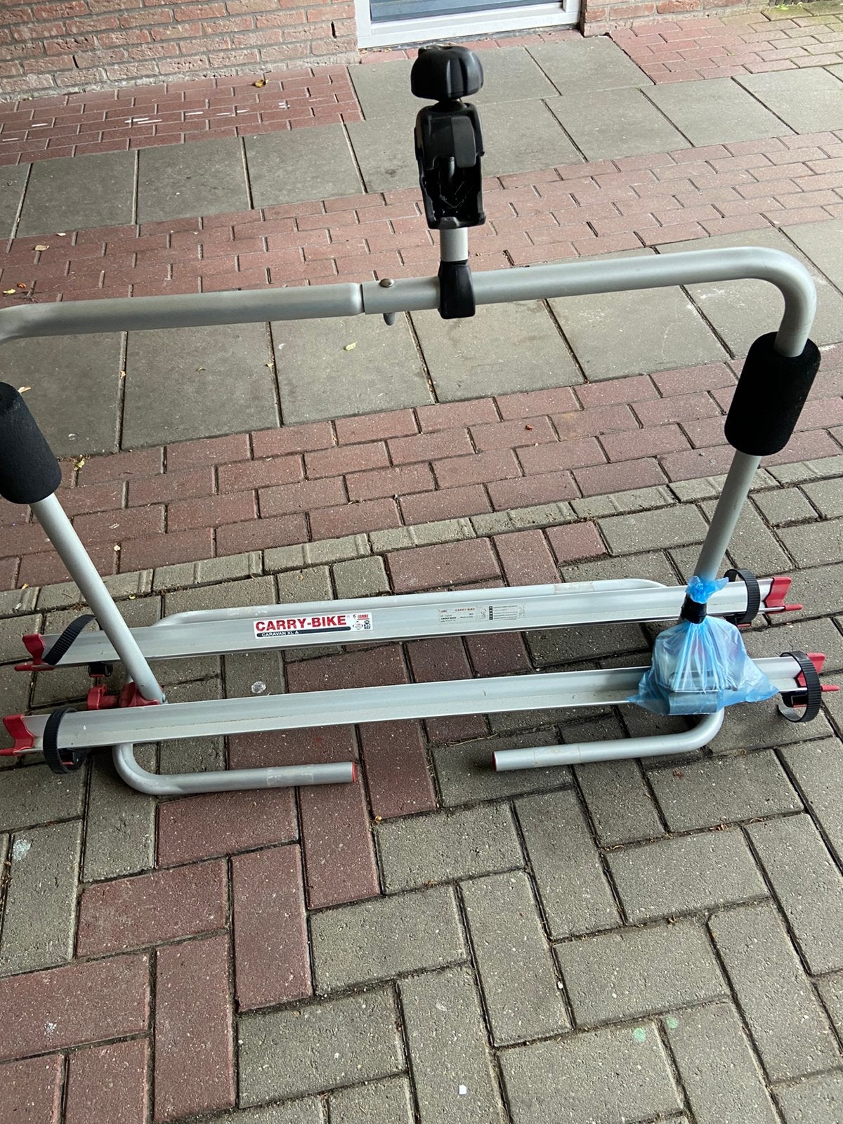 Fietsen rek voor dissel, Caravans en Kamperen, Camper-accessoires, Ophalen, Gebruikt