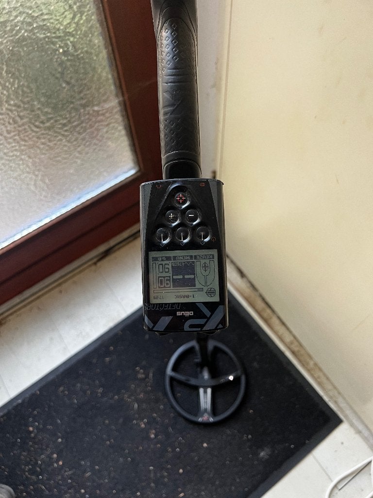 gebruikte xp deus 1, Hobby en Vrije tijd, Metaaldetectors, Gebruikt, Meer dan 30 cm, Ophalen of Verzenden, XP