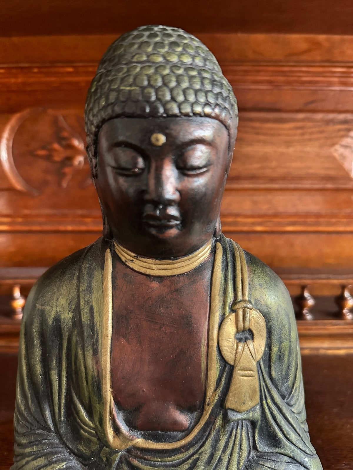 Boeddha beeld - Mediterende Boeddha, Ophalen of Verzenden, Gebruikt