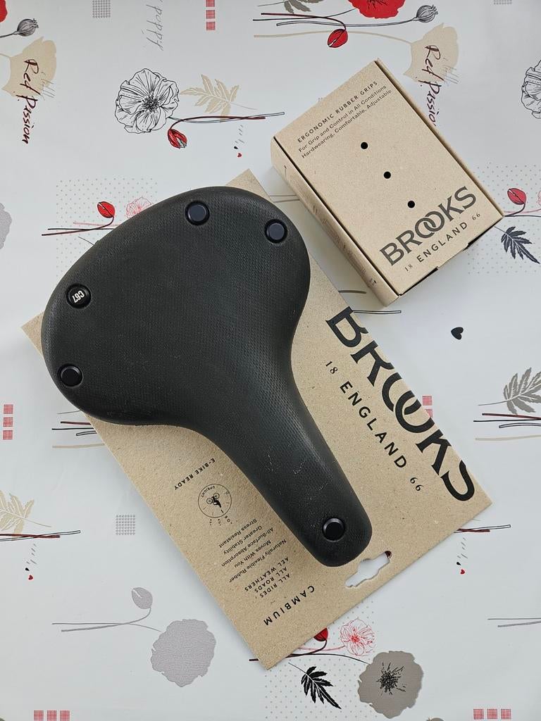 Brooks Cambium C17 Zadel en Ergonomische Handvatten, Fietsen en Brommers, Fietsonderdelen, Elektrische fiets, Nieuw, Ophalen of Verzenden