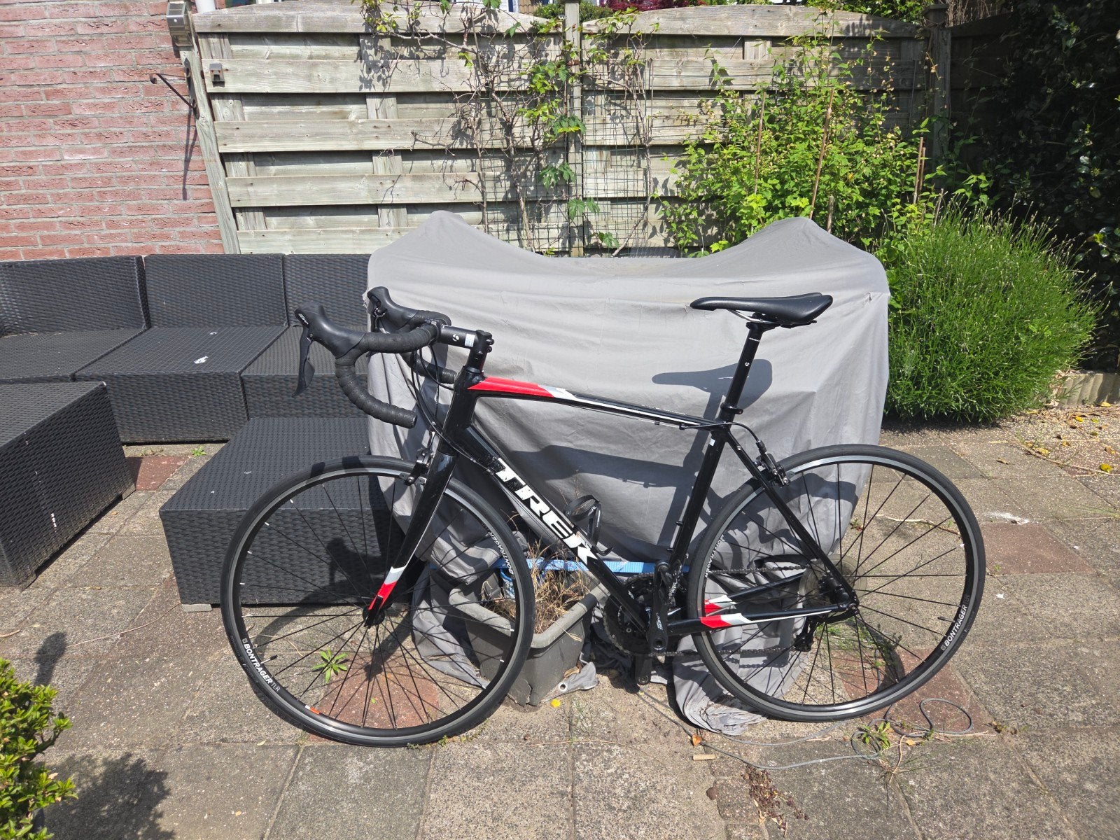 Trek Domane racefiets -Goed onderhouden met lichte lakschade, Gebruikt, Ophalen, Overige merken, Heren