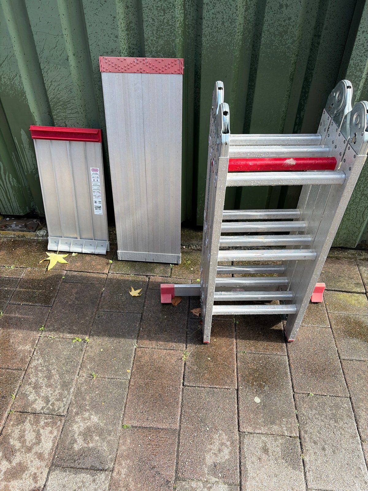 Altrex Varitrex Easy 4x3 Opvouwbare Ladder, Ophalen, Zo goed als nieuw, Ladder, Opvouwbaar of Inschuifbaar
