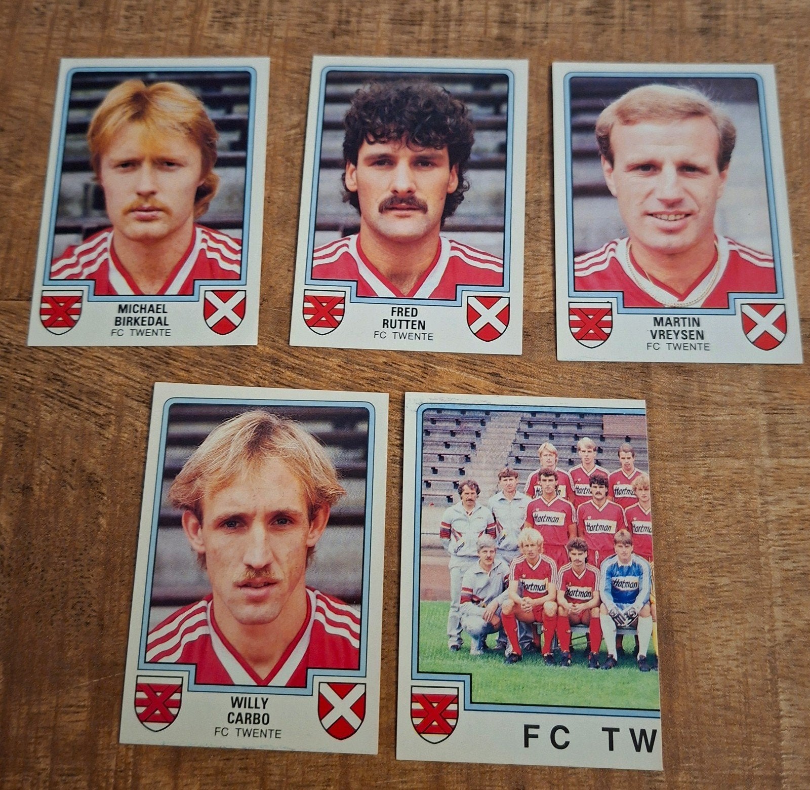 FC Twente Panini Voetbal 1986 - Zeldzame Vintage Stickers, Verzamelen, Ophalen of Verzenden, Zo goed als nieuw, F.C. Twente, Poster, Plaatje of Sticker