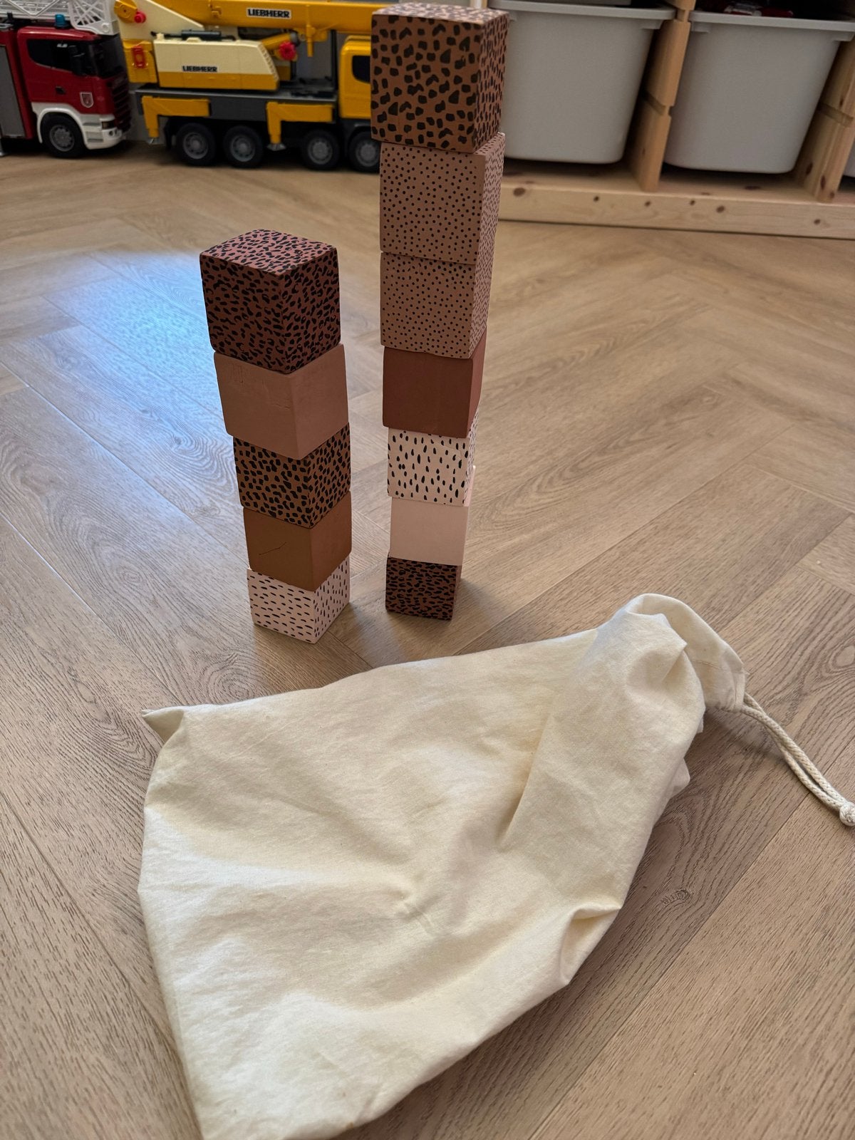 Foam Stapelblokken met Dierenprint en Opbergzak, Ophalen of Verzenden, Zo goed als nieuw, Overige merken