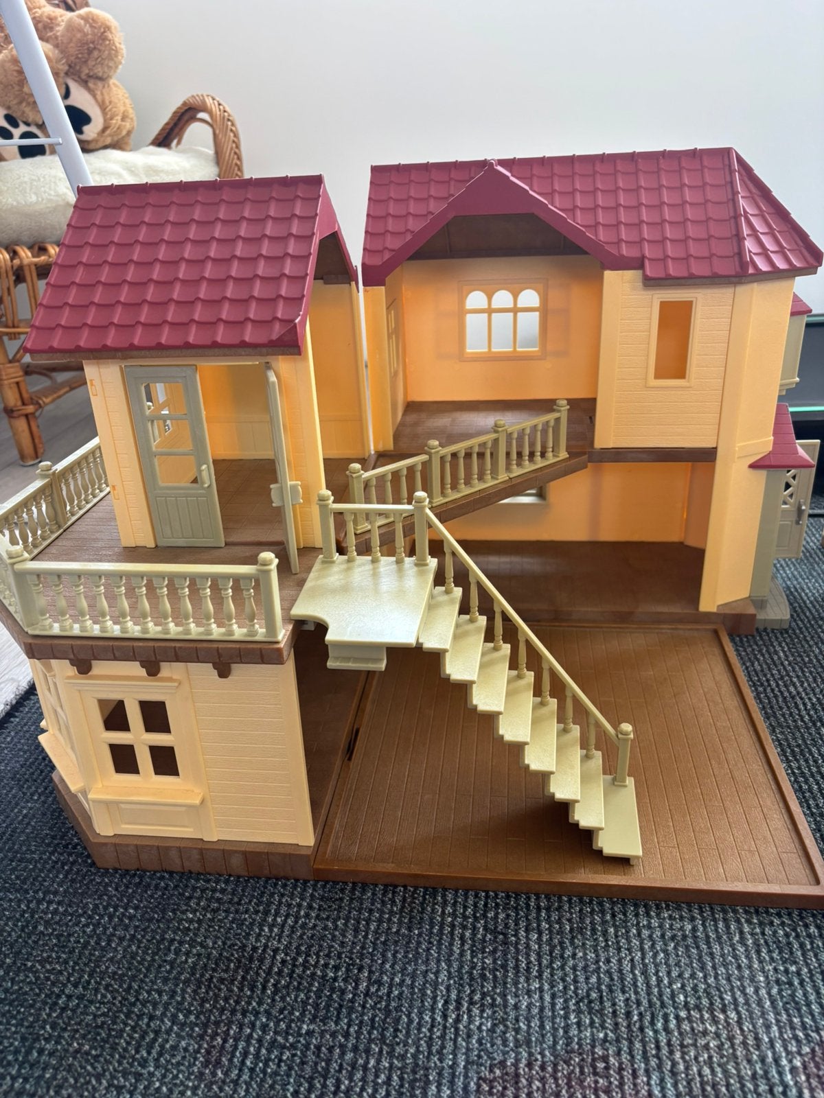Sylvanian families complete set, Ophalen, Zo goed als nieuw, Poppenhuis