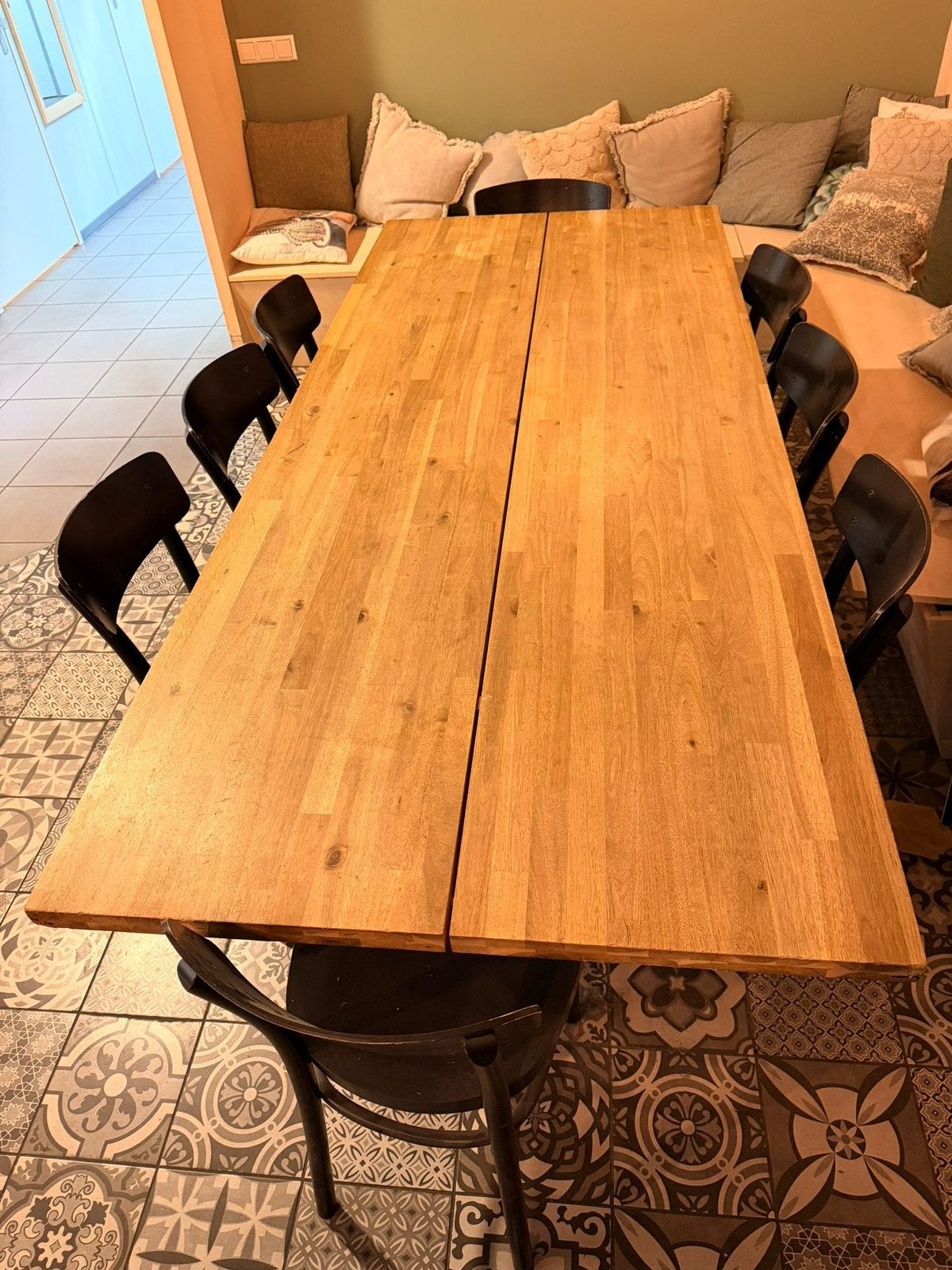 Skogsta tafel, Ophalen, Gebruikt, 200 cm of meer, 50 tot 100 cm
