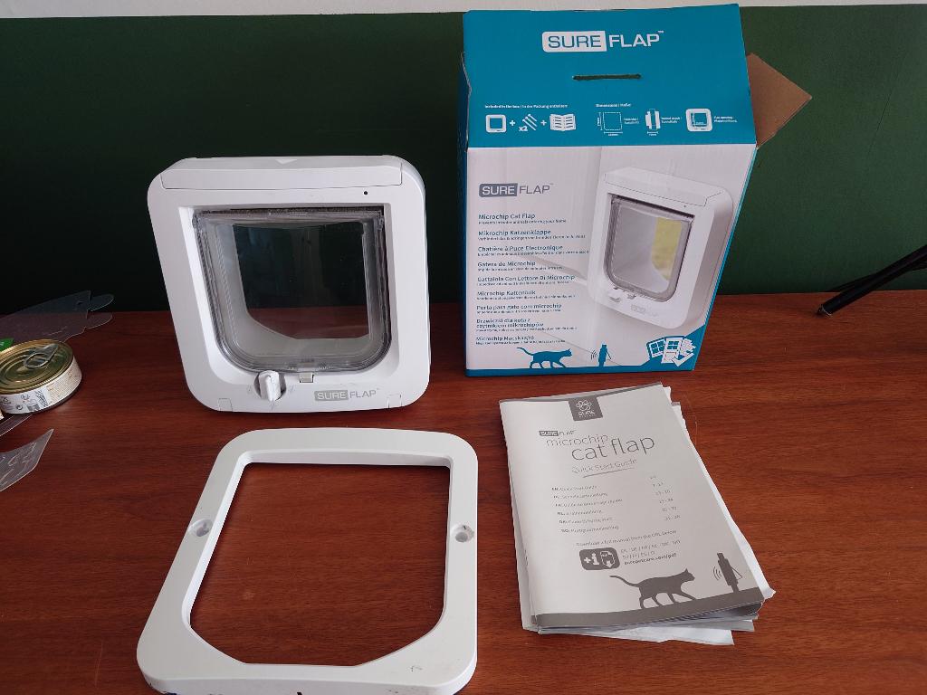 Sureflap catflap kattenluik chip, Dieren en Toebehoren, Ophalen of Verzenden, Gebruikt