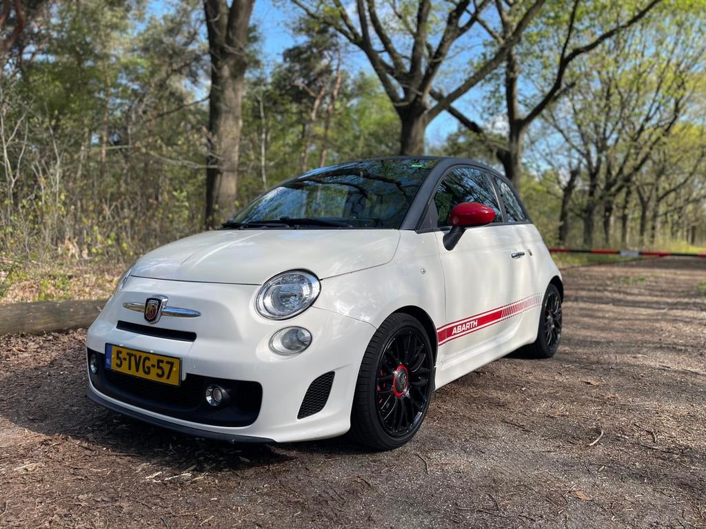 Fiat 500 1.4 Abarth C 2010 Wit, Voorwielaandrijving, USB, 15 km/l, 40 €/maand