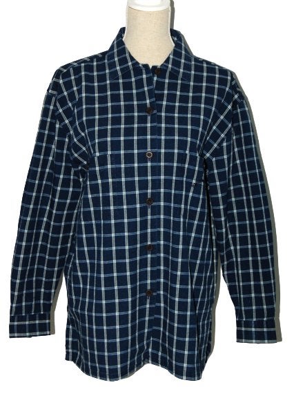 Nieuwe Blue Willi's geruite blouse blauw, Mt. L, Blue Willi's, Maat 42/44 (L), Nieuw, Verzenden