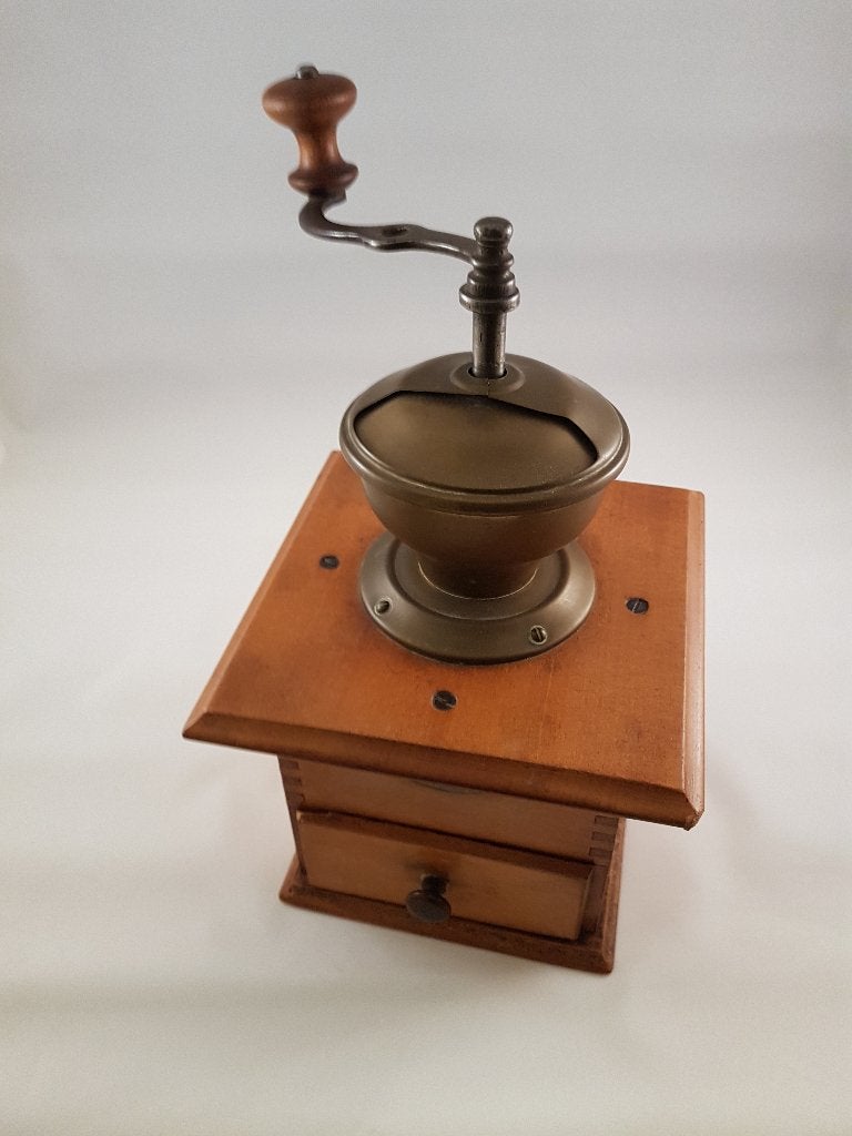 Te koop antieke vintage handkoffiemolen. Prijs bieden, Ophalen of Verzenden
