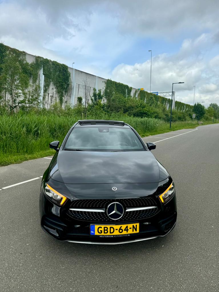 Mercedes A250e AMG Line | Panorama  | Automaat | 2021| NAP, Auto's, Zwart, 160 pk, Zwart, Plug-in hybride
