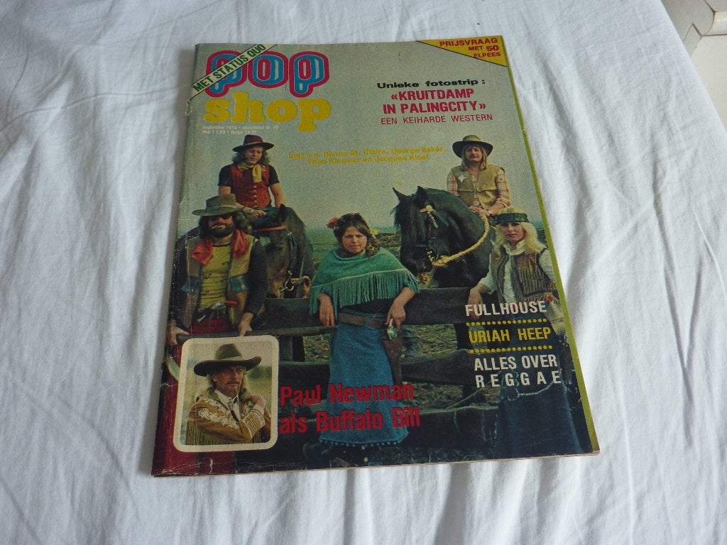 POPSHOP NR 46 1976-CATS-PUSSYCAT-QUEEN-BEACH BOYS-M VERES-, Verzenden, 1960 tot 1980, Tijdschrift