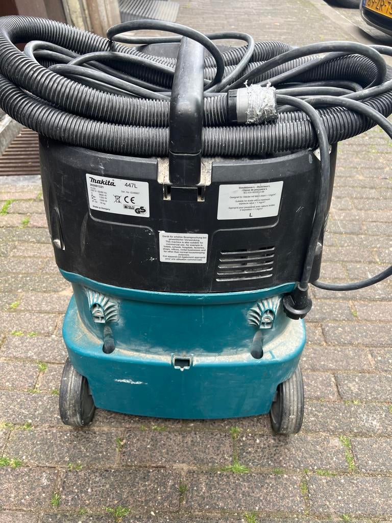 Makita 447L Industriële Stofzuiger - Gebruikt, Tuin en Terras, Snoeischaren, N, Ophalen of Verzenden, N, N