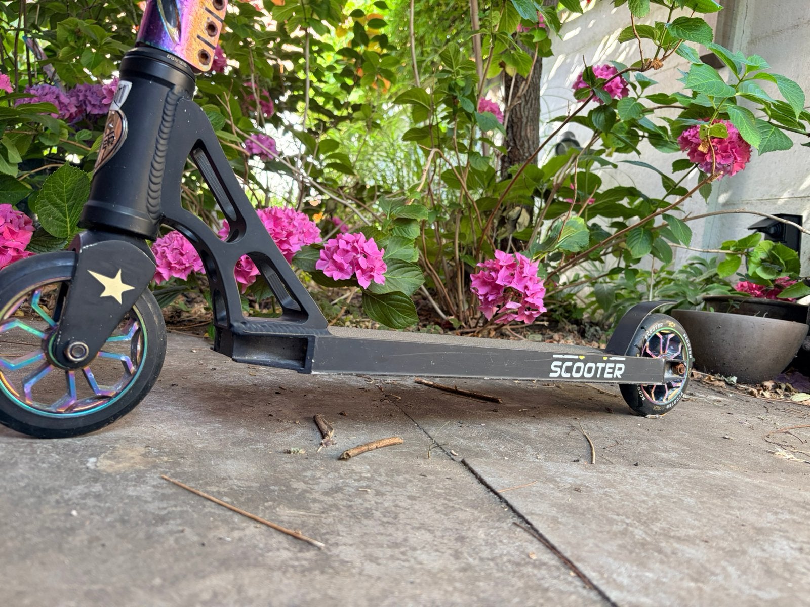 STAR SCOOTER Freestyle Jump alu stuntstep, Ophalen, Zo goed als nieuw, Gewone step
