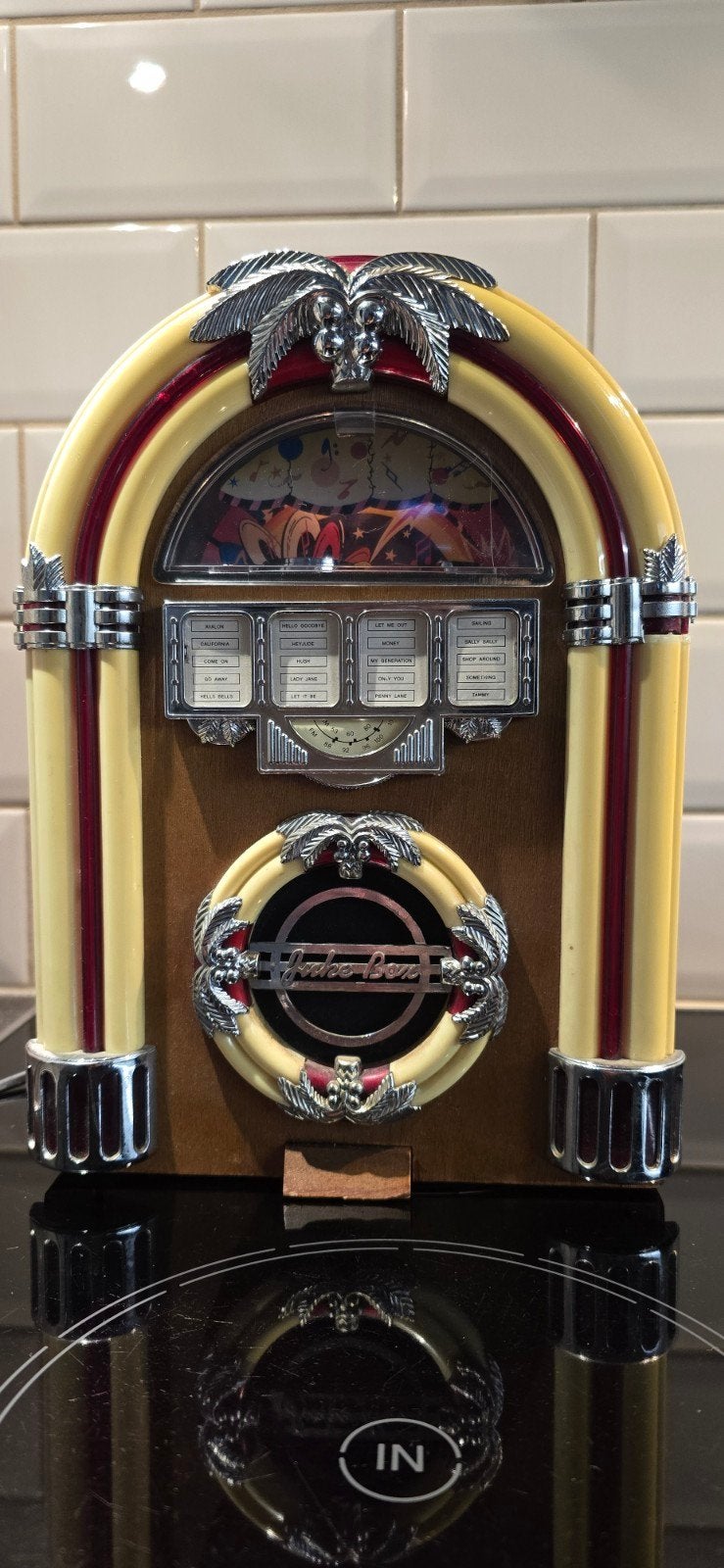 Vintage Jukebox Radio met Licht - Decoratief STC Model, Ophalen of Verzenden
