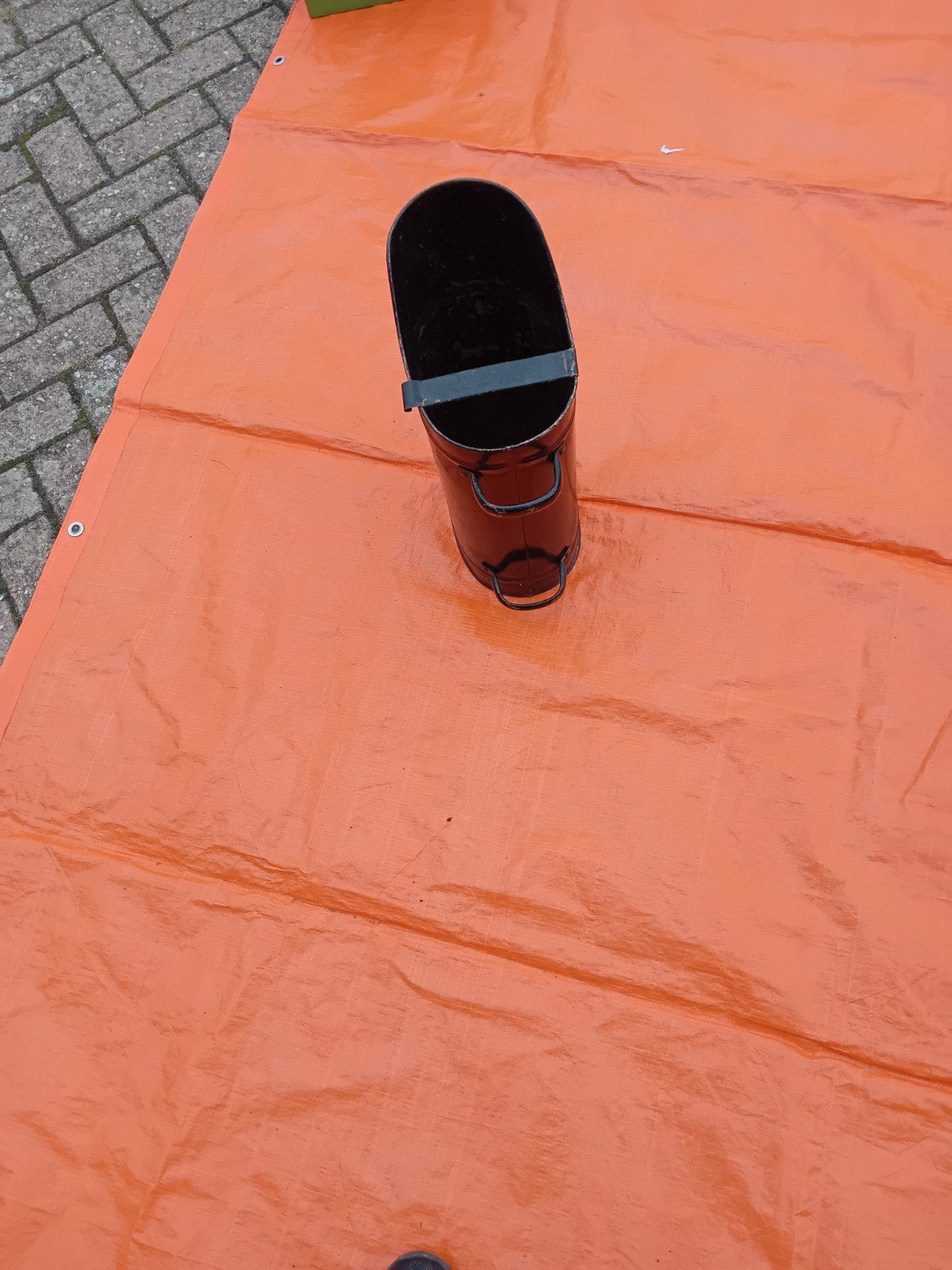 Zwarte kolenemmer / kolenkit, Ophalen, Gebruikt, Zwart, Metaal