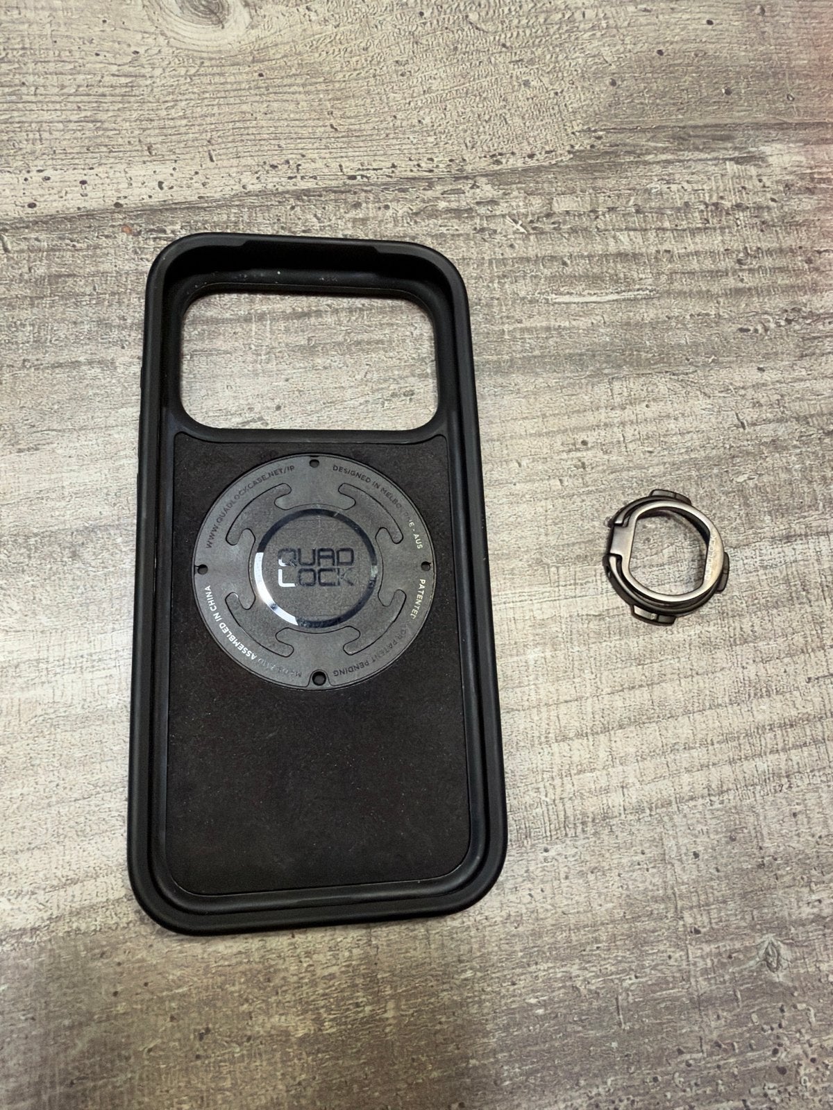 Quad Lock Hoesje voor iPhone 18 Pro - Zwart, Kunststof, Zwart, Quad Lock, Hoesje of Tasje