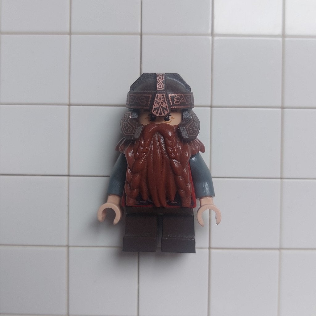 LEGO LOTR Minifig - Gimli - lor013, Ophalen of Verzenden, Zo goed als nieuw