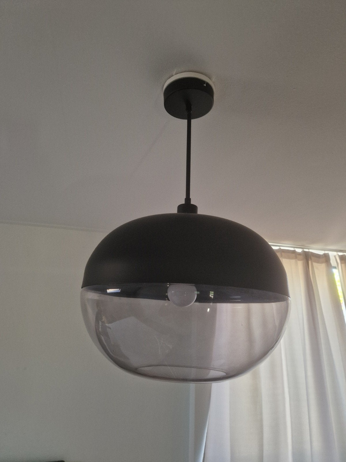 Moderne hanglamp., Gebruikt, Glas, Modern, E27 (groot)