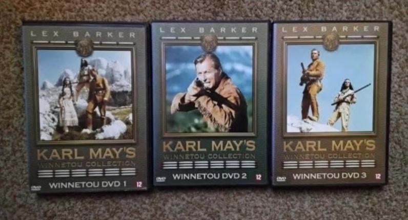 DVD Karl May's Winnetou collection Lex Barker 1, 2 en 3, Ophalen, 1980 tot heden, Zo goed als nieuw, Actie en Avontuur