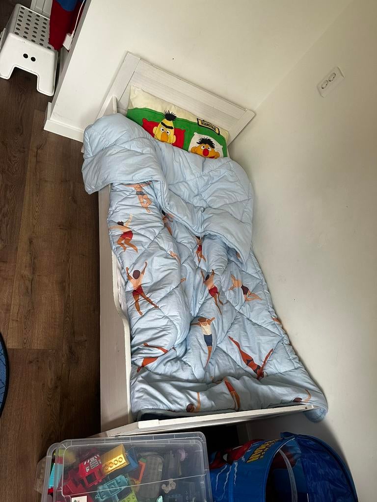 Peuterbed, Ophalen, Zo goed als nieuw, 140 tot 160 cm, 70 tot 85 cm