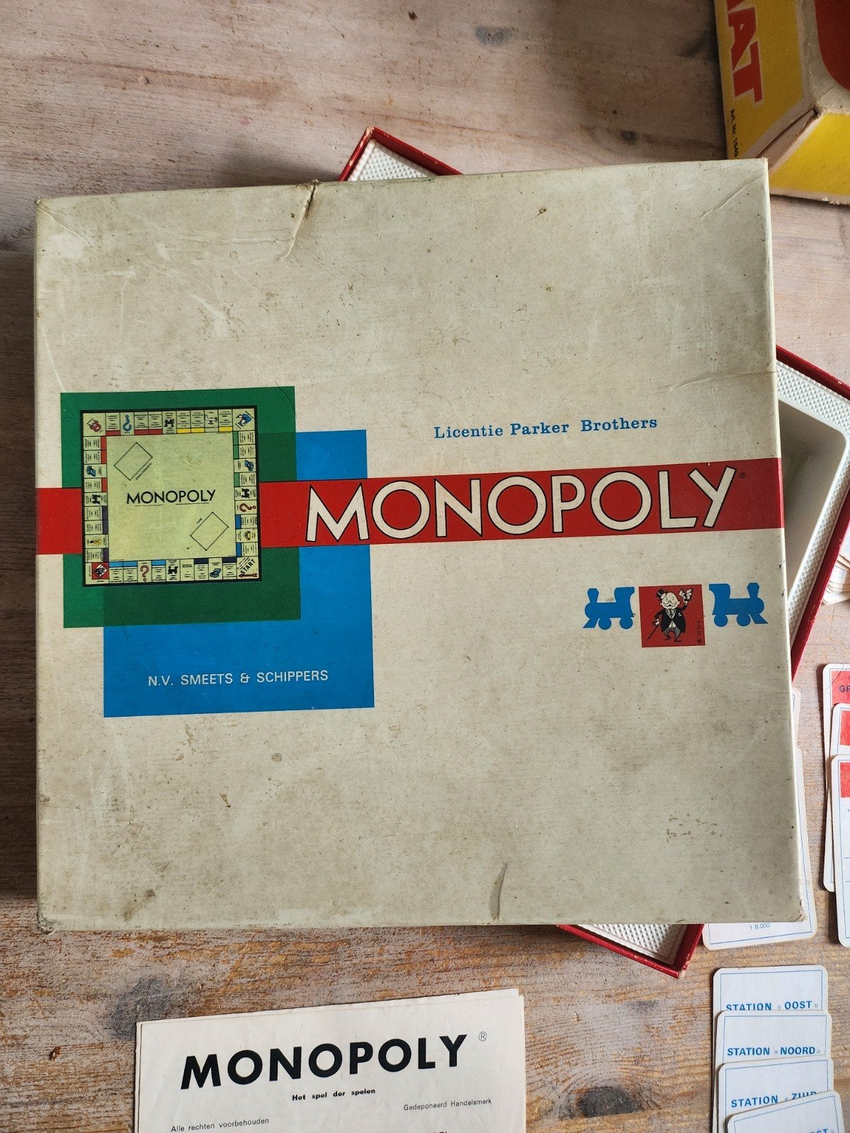 1961 Monopoly - Uitgever N.V. Smeets & Schippers, Hobby en Vrije tijd, Een of twee spelers, Ophalen of Verzenden, Gebruikt, N.V. Smeets & Schippers