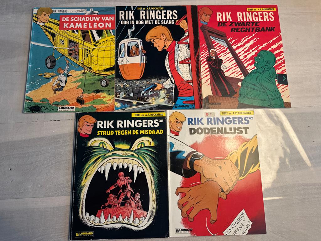 Rik Ringers stripboeken - 5 delen, Boeken, Meerdere stripboeken, Ophalen of Verzenden, Gelezen